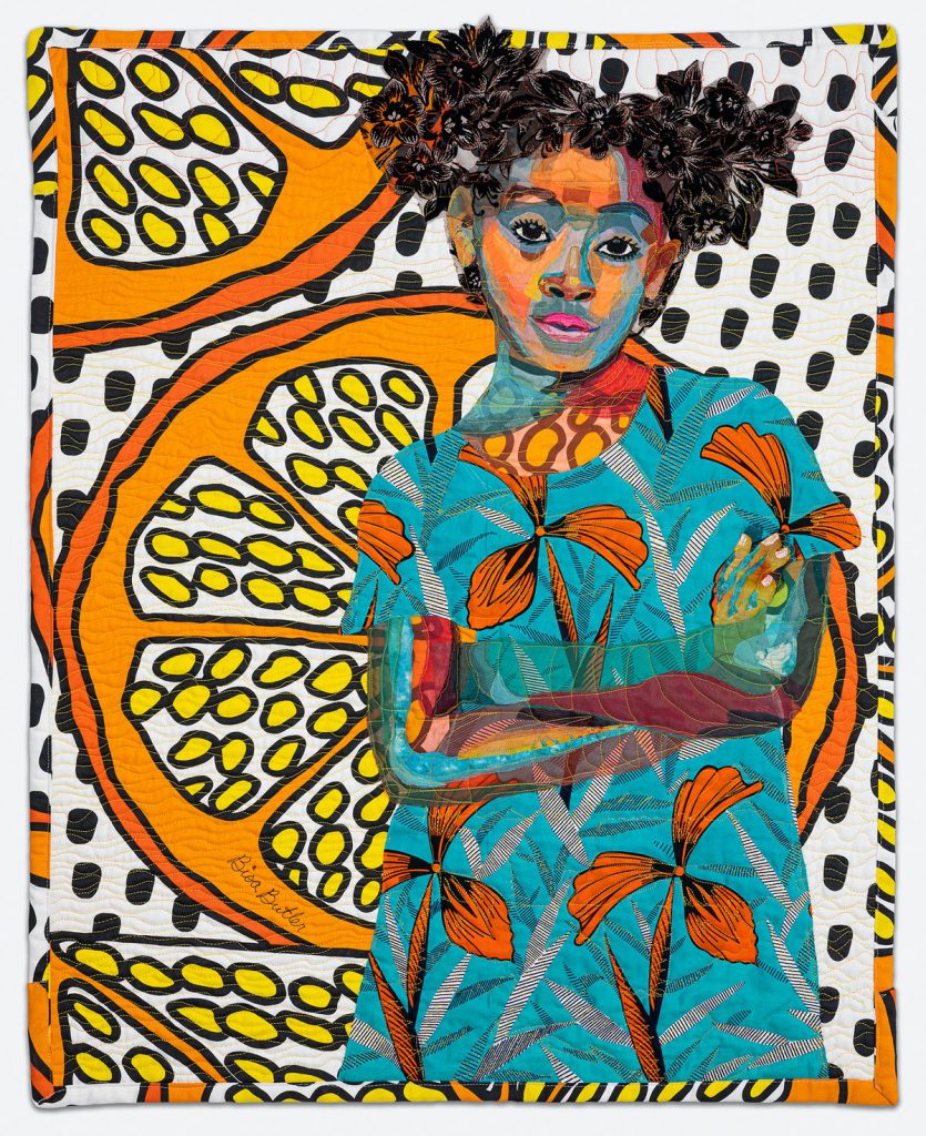 Bisa Butler | Anaya with Oranges, 2017