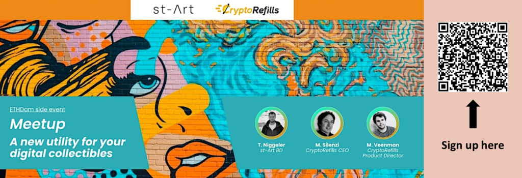 NFT Art Event | Cryptorefills @ St-Art Amsterdam – 20.05.23