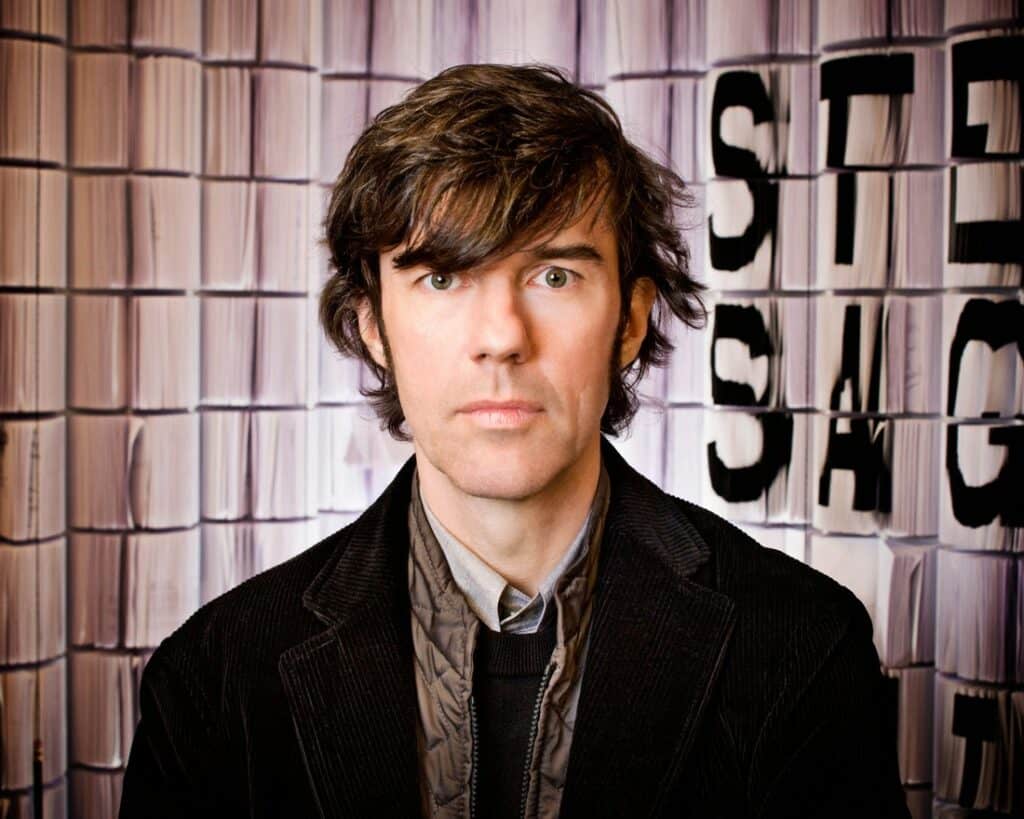 Portrait of Austrian graphic designer Stefan Sagmeister.