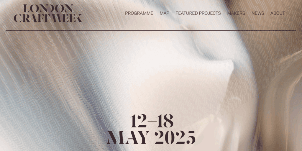 London Craft Week 2025 | A Celebration of Artistry and Innovation ...